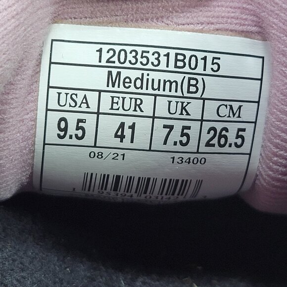Brooks Adrenaline GTS 22 Women's Size 9.5 B Pearl black Metallic Running Sneaker - Picture 12 of 13